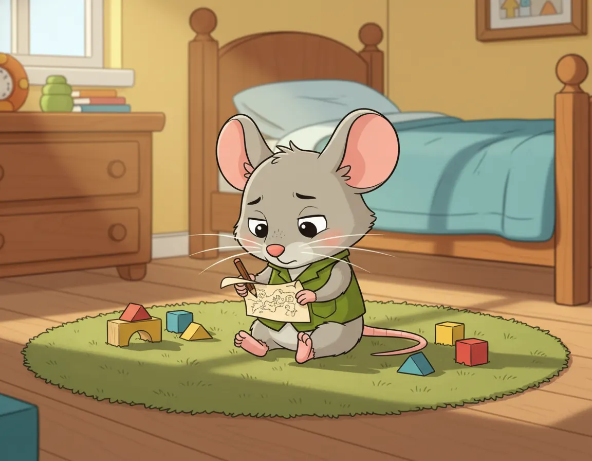 Barnaby's Secret Map, illustration for page 1