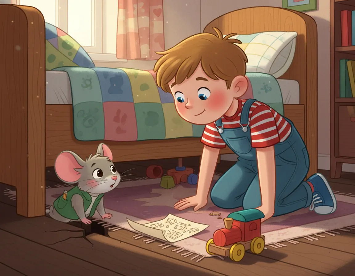 Barnaby's Secret Map, illustration for page 7