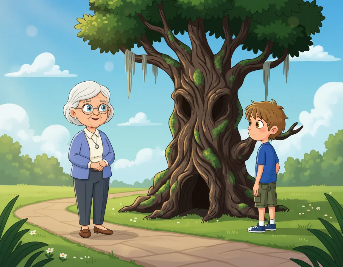 The World-Heart Oak, illustration for page 2