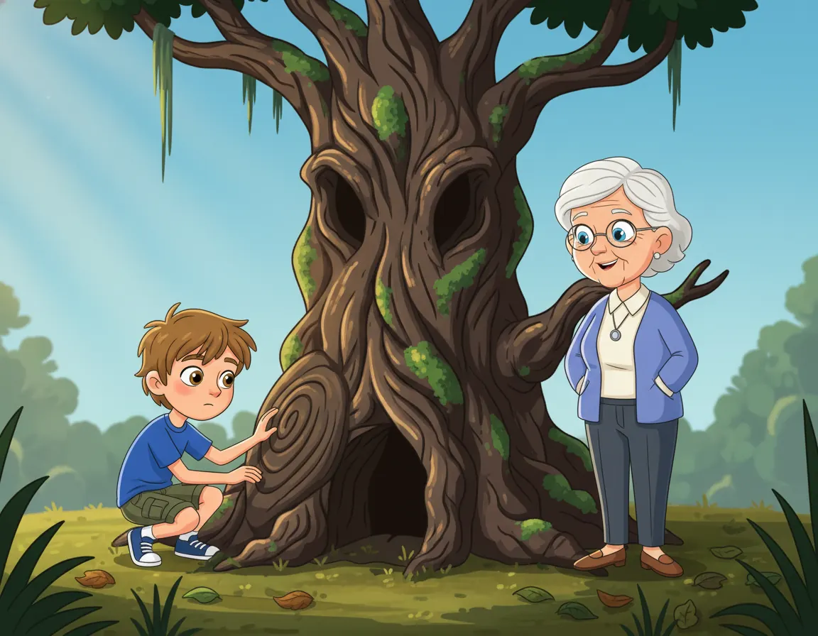 The World-Heart Oak, illustration for page 3