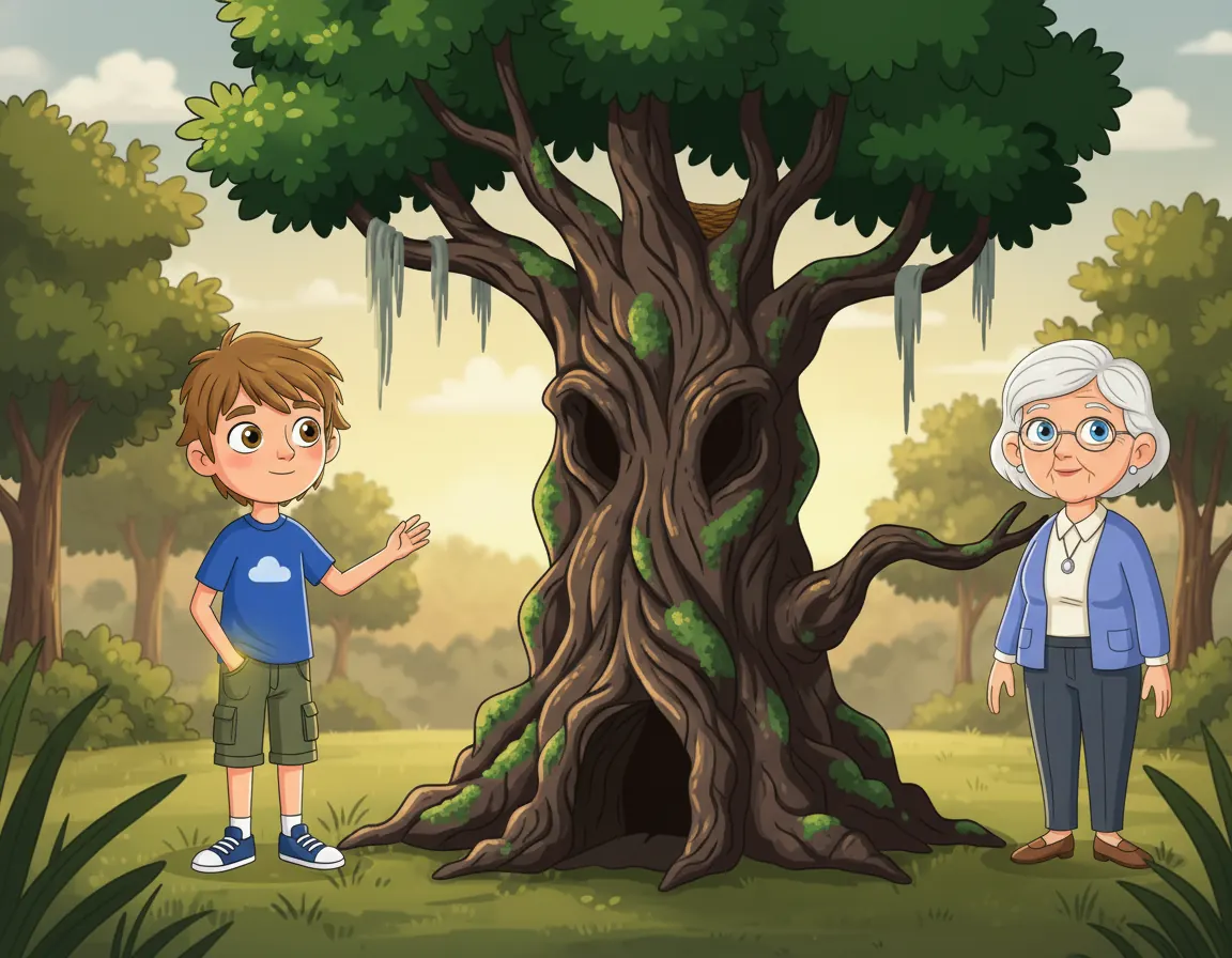The World-Heart Oak, illustration for page 9