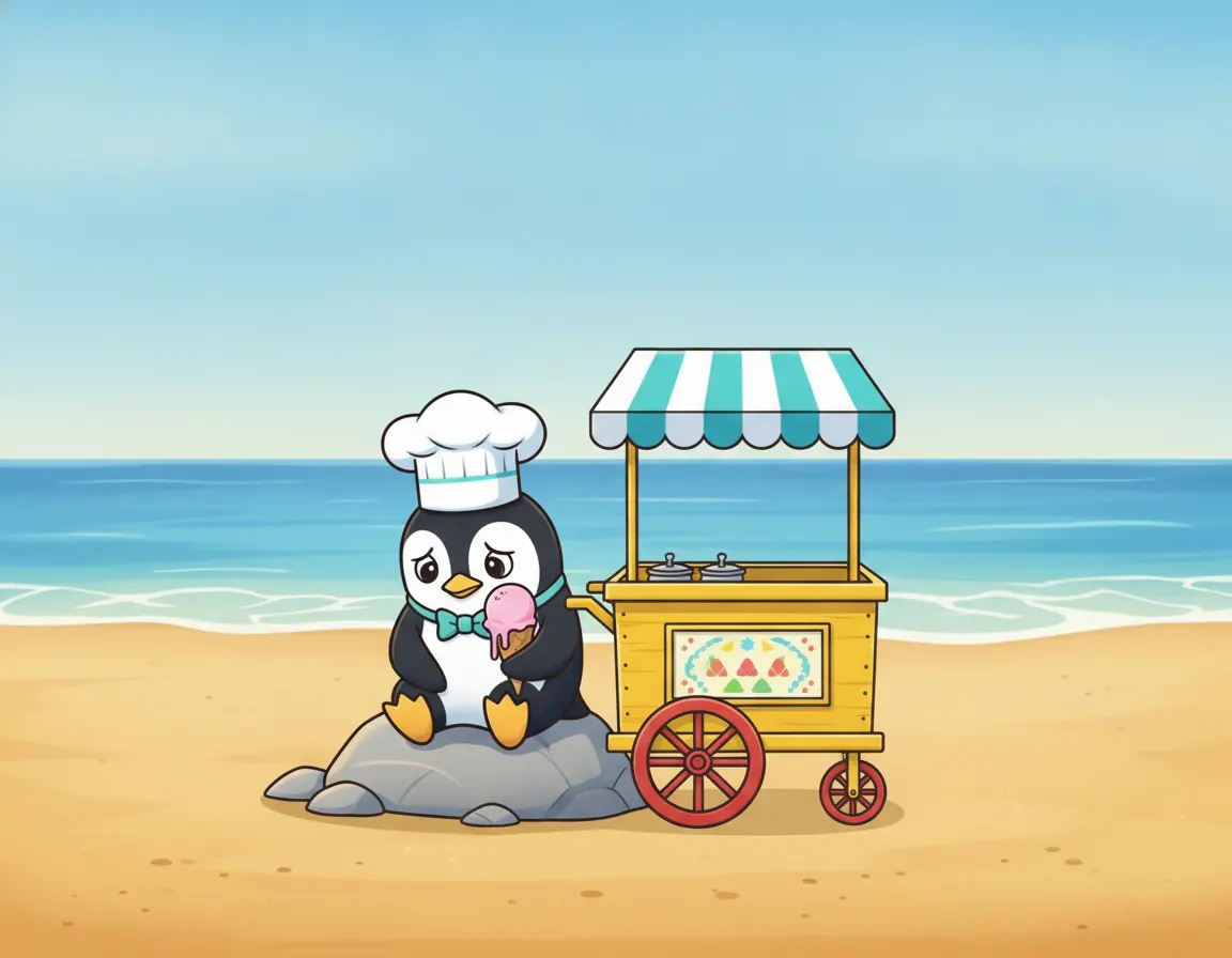 Percy's Cool Summer Shop, illustration for page 6