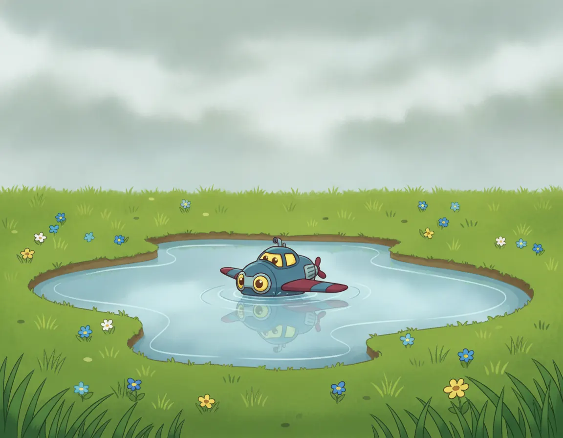 AeroSub's Big Splash, illustration for page 5