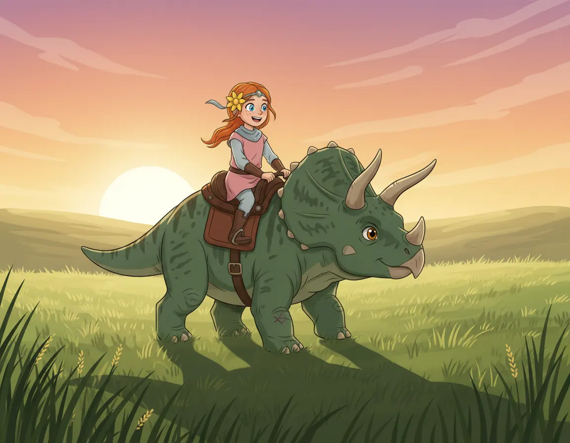 Elara and Grom's Brave Ride, illustration for page 10