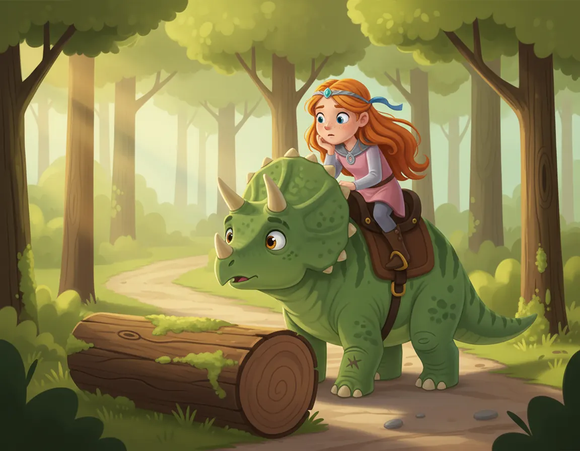 Elara and Grom's Brave Ride, illustration for page 5