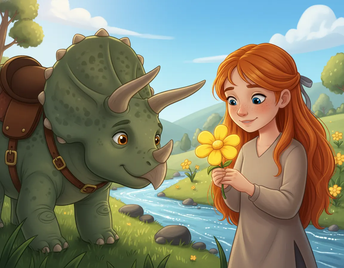 Elara and Grom's Brave Ride, illustration for page 9