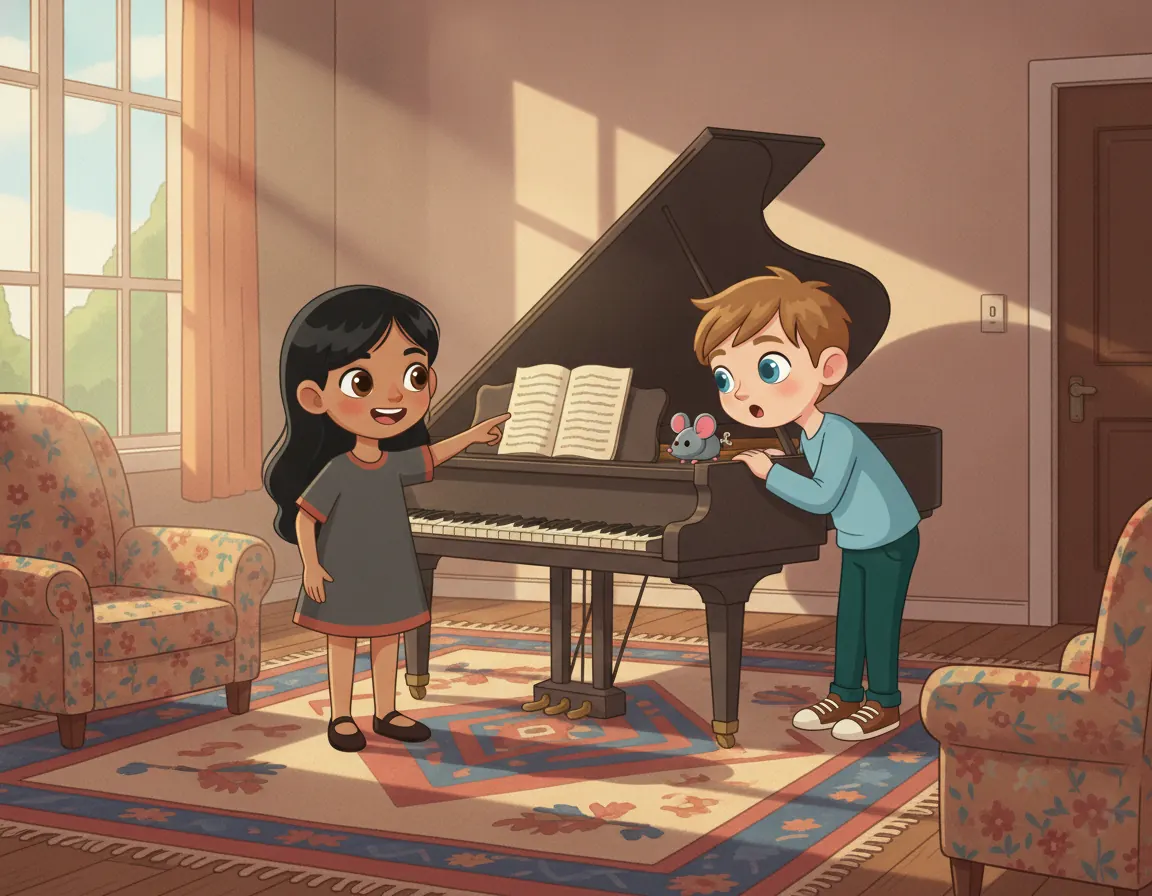 Cover illustration for The Piano's Secret Song