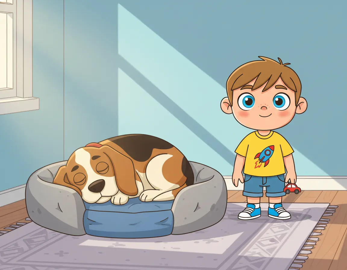 Buster's Big Adventure, illustration for page 1