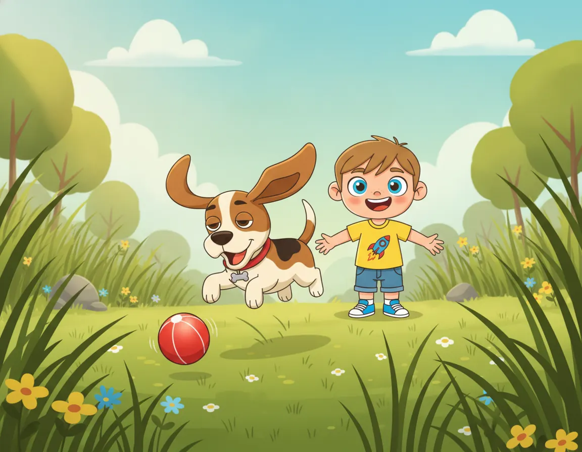 Buster's Big Adventure, illustration for page 9