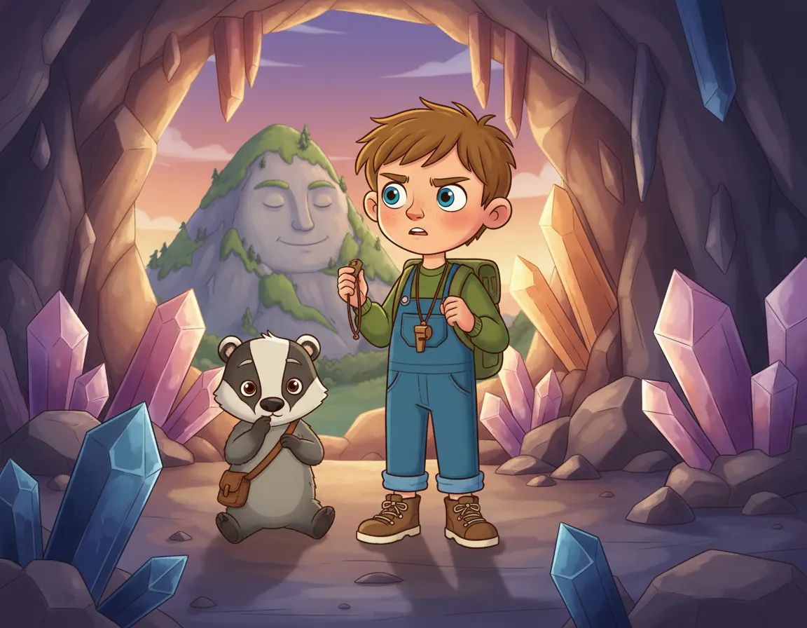 The Mountain's Softest Song, illustration for page 6