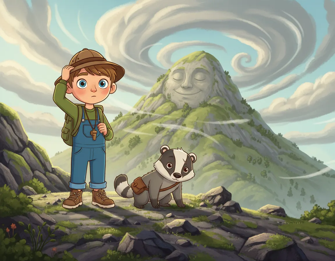 The Mountain's Softest Song, illustration for page 7