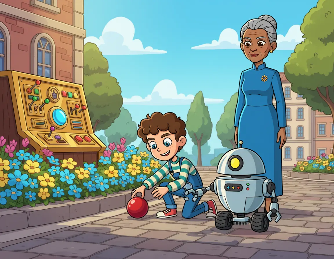 The Harmony Hub's Secret, illustration for page 4