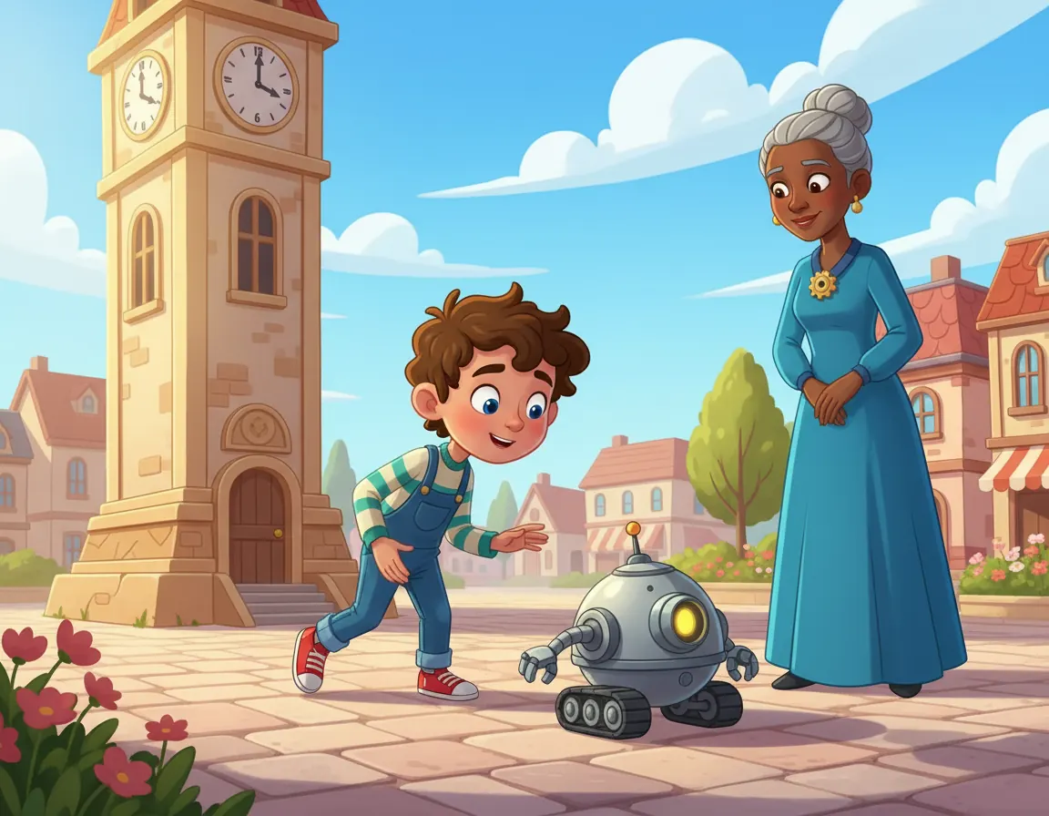 The Harmony Hub's Secret, illustration for page 5