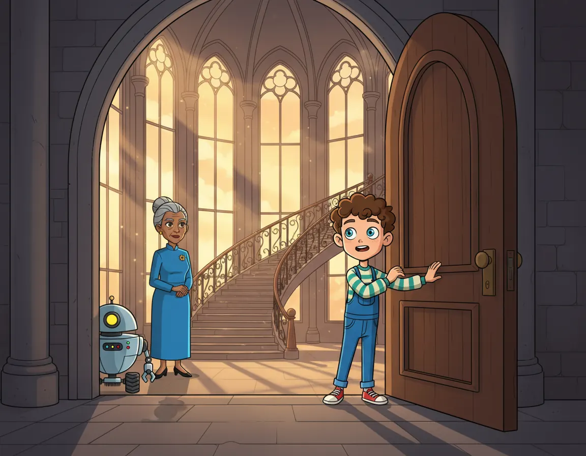 The Harmony Hub's Secret, illustration for page 6