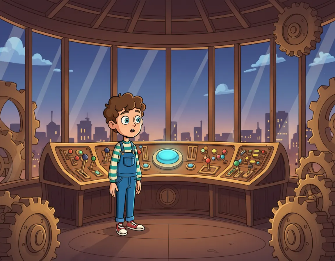 The Harmony Hub's Secret, illustration for page 7