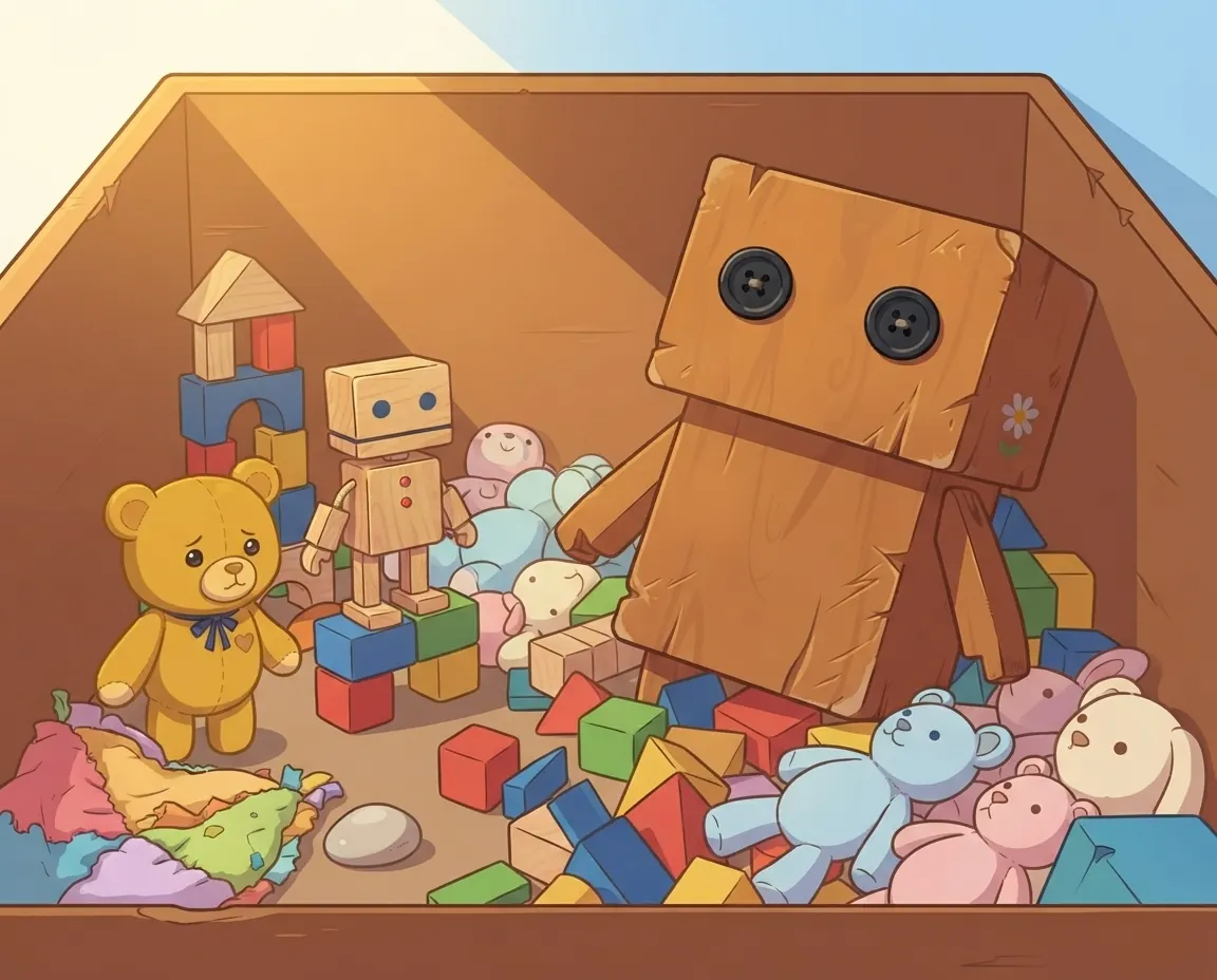 Boxy's Big Surprise, illustration for page 6