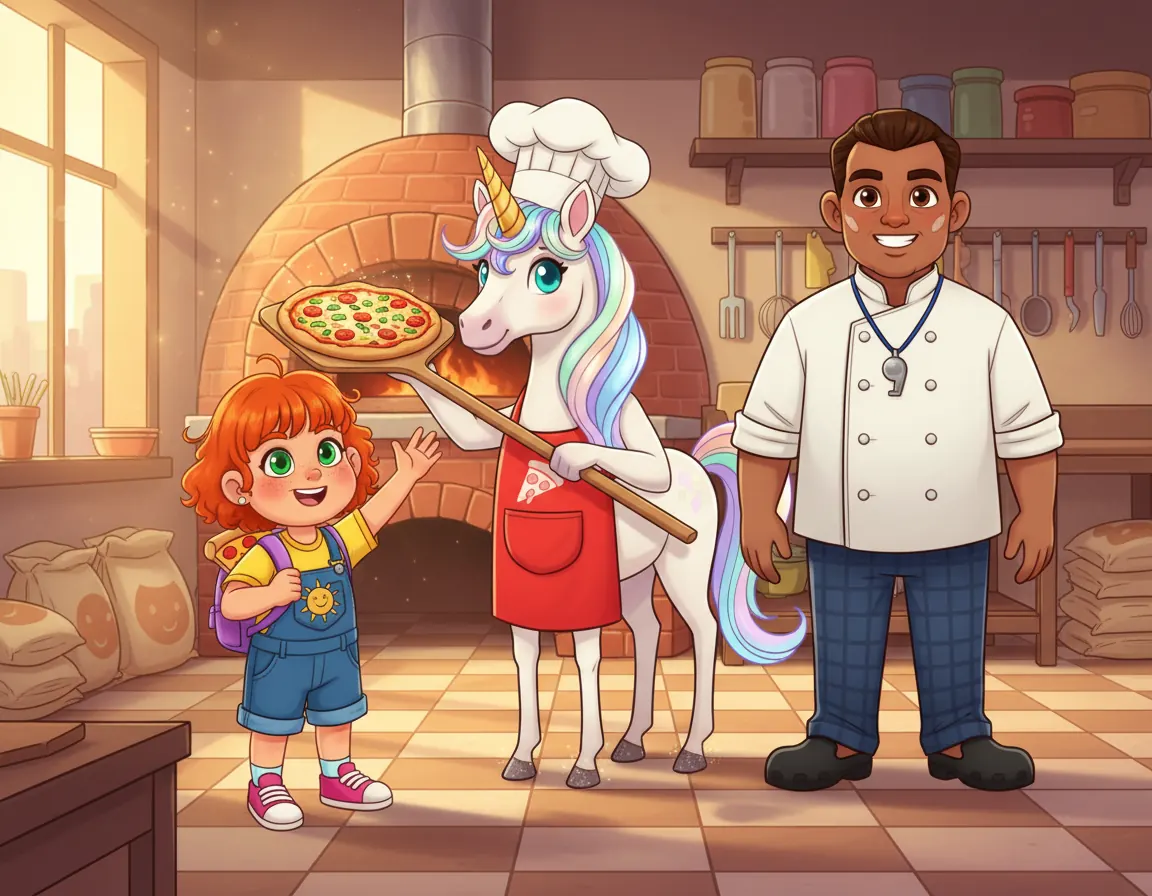 Cover illustration for Kaelen's Sparkle Pizza