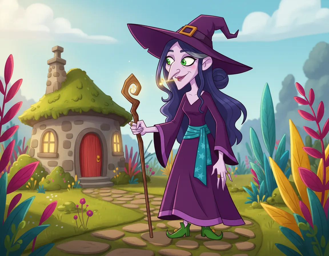 Kazimir's Singing Spells, illustration for page 1