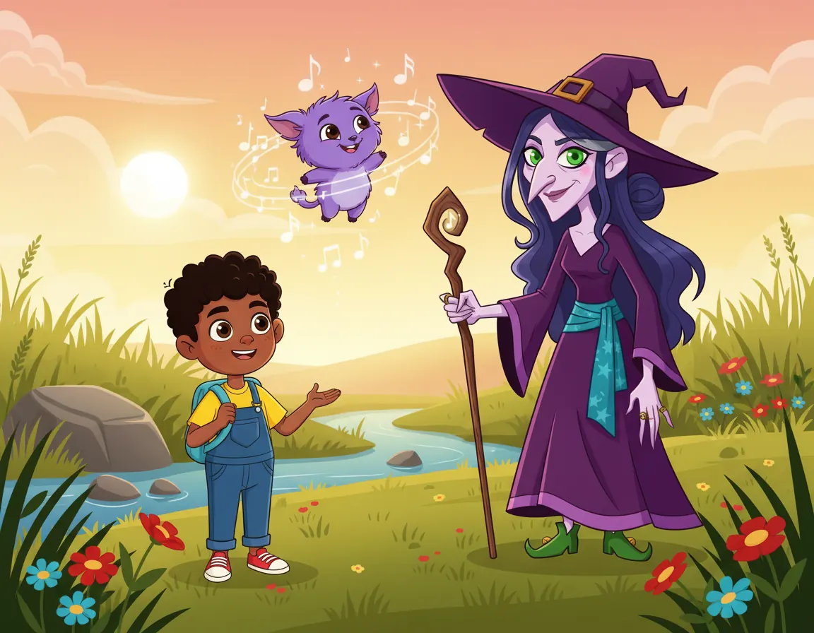 Kazimir's Singing Spells, illustration for page 10