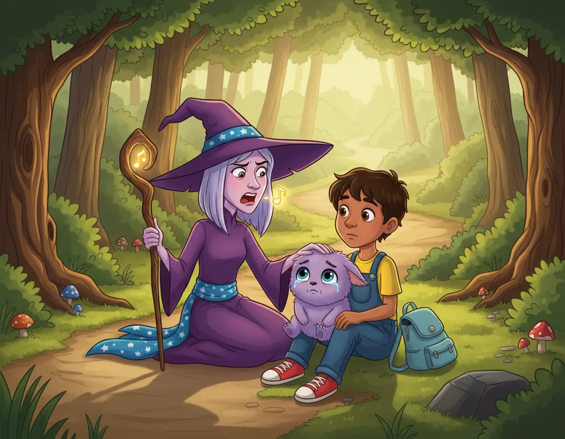 Kazimir's Singing Spells, illustration for page 7