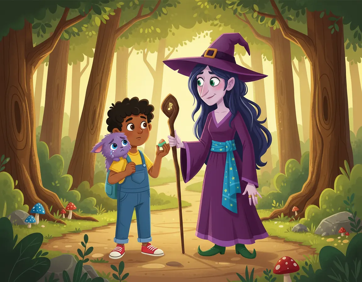 Kazimir's Singing Spells, illustration for page 8
