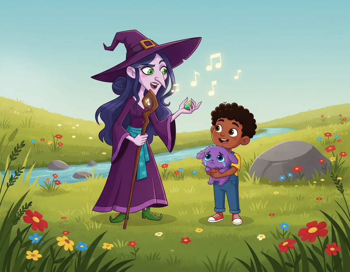 Kazimir's Singing Spells, illustration for page 9