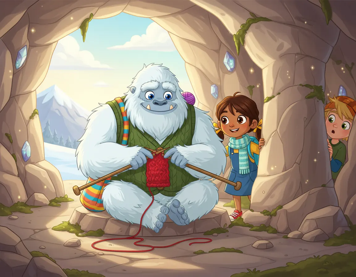Kaelo's Cozy Knits, illustration for page 5